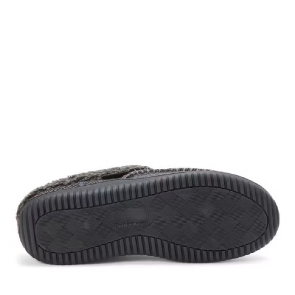 Dearfoams Men's Marshall Microsuede Moccasin Toe Clog House Shoe Slipper, NEW - Picture 5 of 7